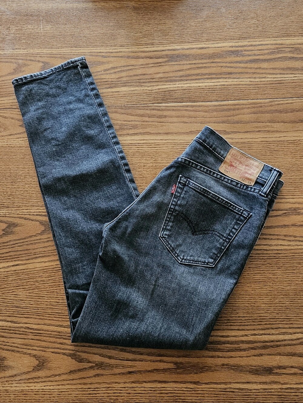 Levi’s 511 Slim Fit Jeans Washed Black / Dark Gray - Size 32 x 34